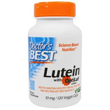 Doctors Best, Luteina with OptiLut, 10 mg, 120 Veggie Caps