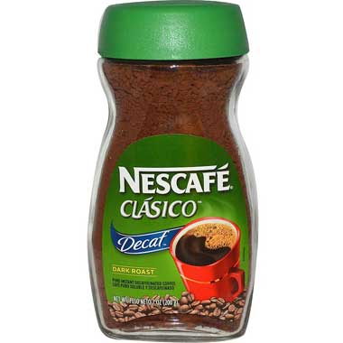 Nescafé, Clasico, sötét pörkölt koffeinmentes instant kávé, 7 oz (200 g)