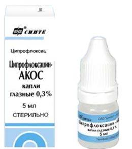 Ciprofloxacin-Akos, az ACOMP szintézise, ​​Kurgan