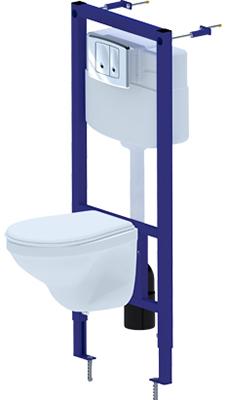 Aniplast pour toilettes suspendues