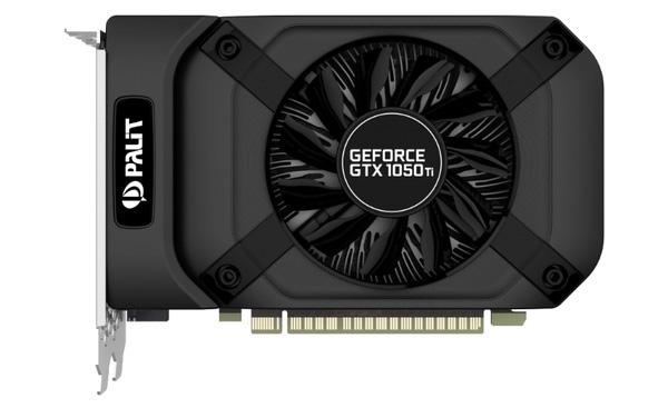 Palit GeForce GTX 1050 Ti 1290 MHz PCI-E 3.0 4096 Mo 7000 MHz 128 bits DVI HDMI