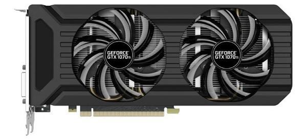 PNY GeForce GTX 1070 Ti 1607 Mhz PCI-E 3.0 8192 Mb 8000 Mhz 256 bites DVI HDMI HDCP