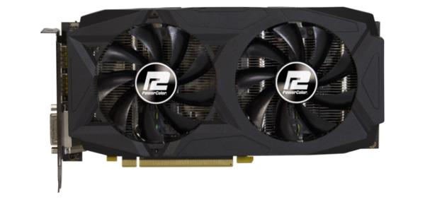 Couleur d'alimentation Radeon RX 580 1350 MHz PCI-E 3.0 8192 Mo 8000 MHz 256 bits DVI HDMI