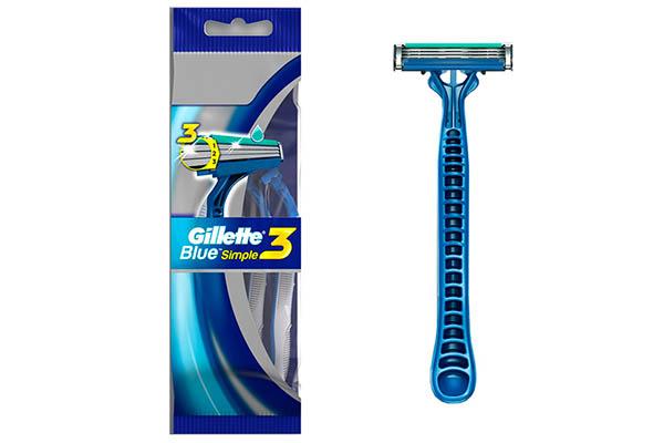 Gillette kék egyszerű