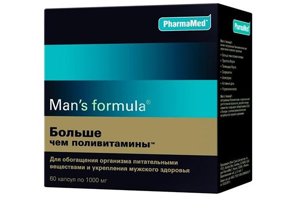 La formule pour hommes est plus que de simples vitamines