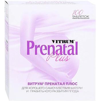 Vitrum Prenatal Plus sekmesi. p / o esaret. 100 numara