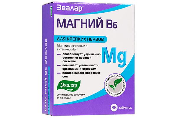 Evalar magnezyum B6