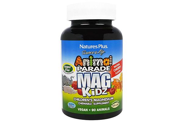 Natures Plus Animal parade Mag Kidz dla dzieci z magnezem