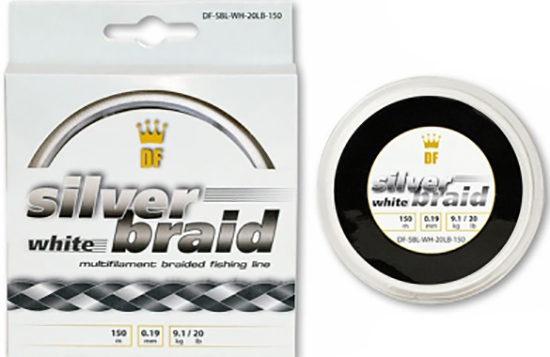 DreamFish Silver Braid White 150 m 0,38 mm 20,5 kg