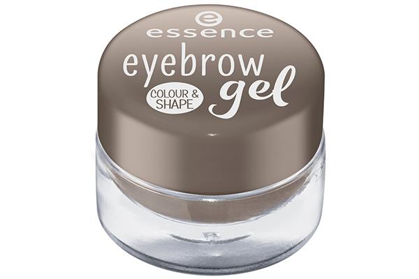 Couleur et forme du gel pour les sourcils Essence