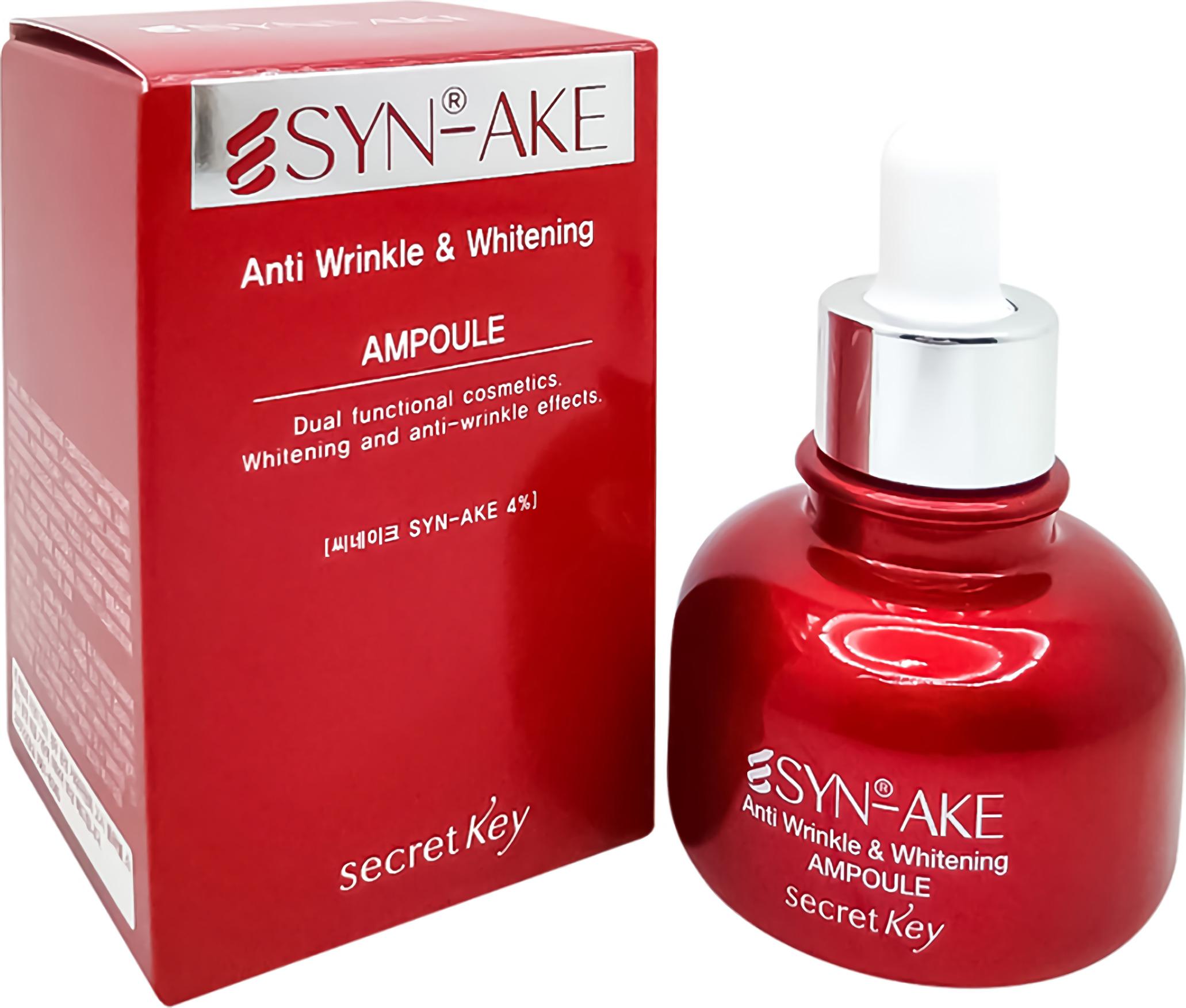 Ampoule anti-rides et blanchissant Secret Key Syn-Ake